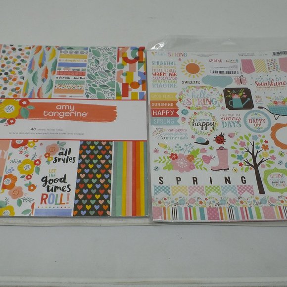 Other - Sticker Pack AND Scrapbook Paper Book